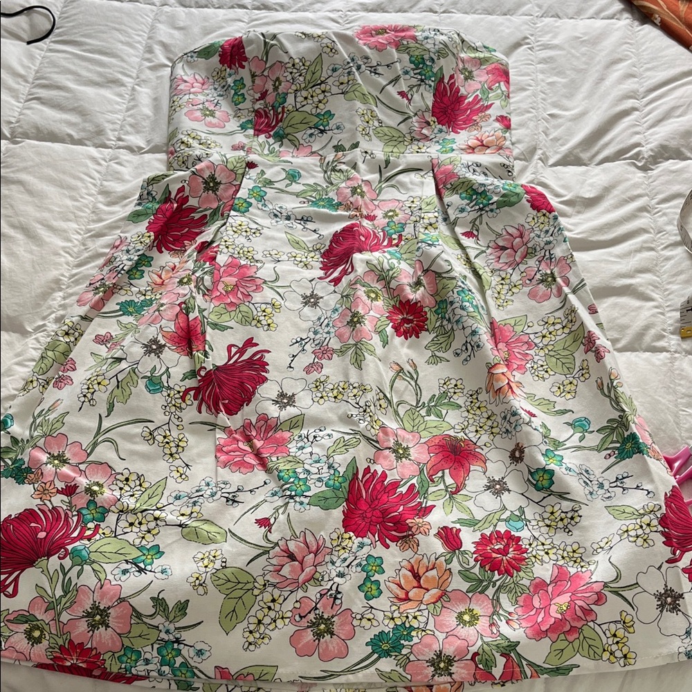 Old Navy Floral Strapless Mini Dress - Multicolor